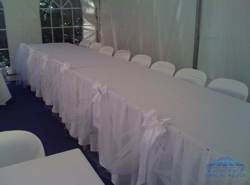 wedding setup at Erskenville