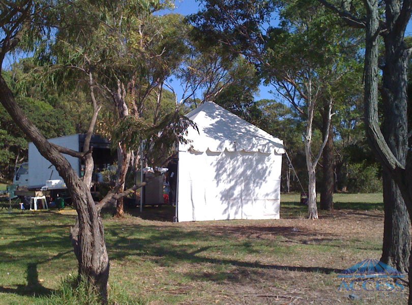 Wedding setup at Clarkes Point (Hunters Hill)