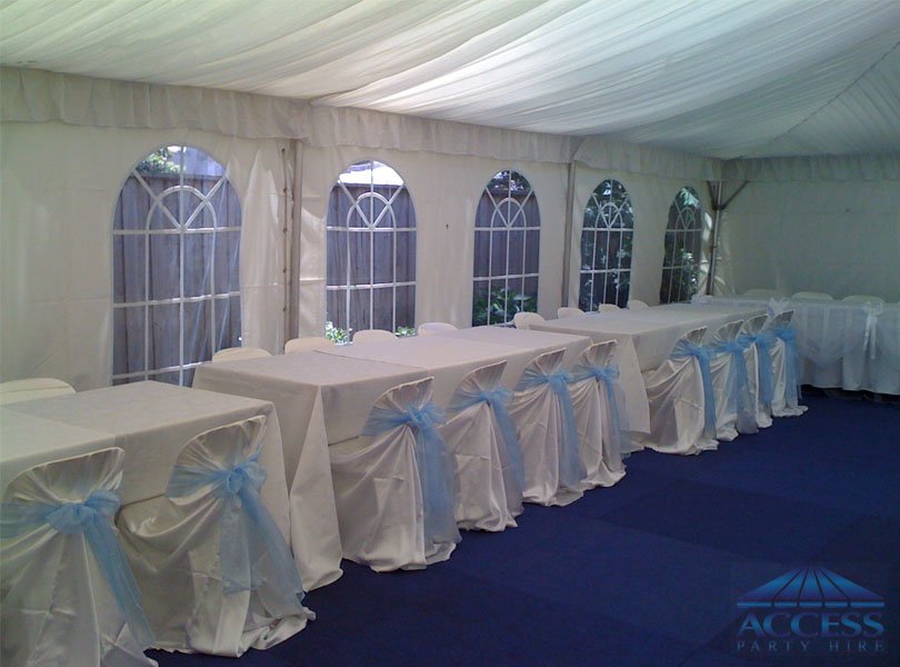 wedding setup at Erskenville