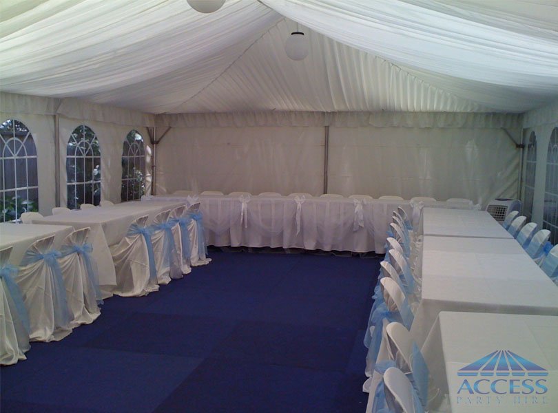 wedding setup at Erskenville