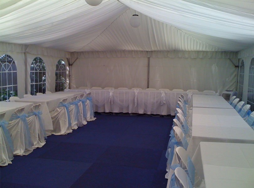 wedding setup at Erskenville